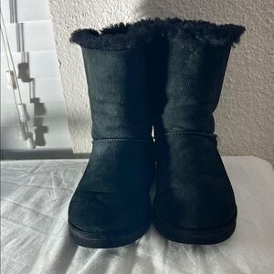 UGG Black Suede Winter Boots